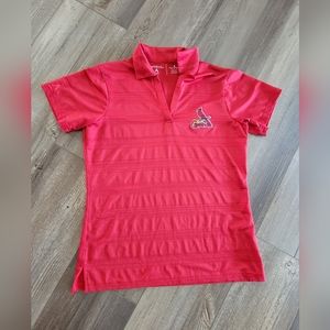 NWOT, Never Worn, Women's Antigua Red St. Louis Cardinals Legacy Pique Polo Smal